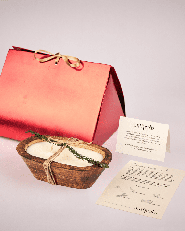 Mini Laurent 2 Wick Dough Bowl Candle
